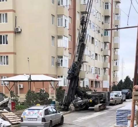 “Qobu Park-1”dəki binalar uçmaq üzrədir? –  Görüntülər