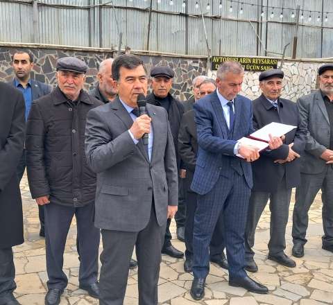 Yardımlıda ilk dəfə avtostansiya açıldı - FOTO