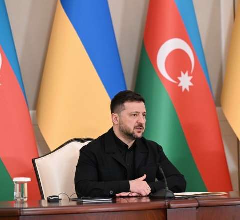 Azərbaycanla 6 sənəd imzalandı - Zelenski 