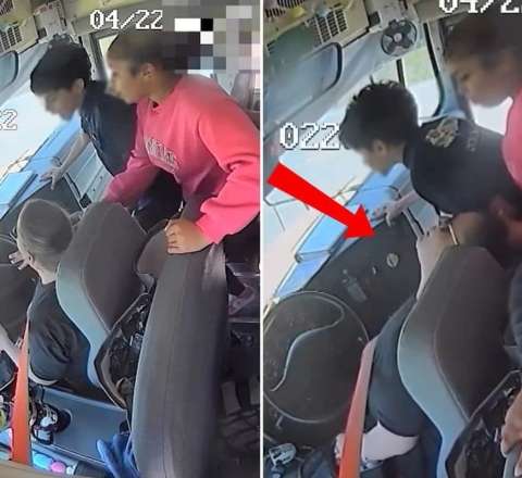 Sürücü huşunu itirsə də, şagirdlər özlərini itirmədilər  - ANBAAN VİDEO