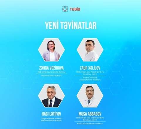 Daha 4 klinikaya yeni direktor təyinatları oldu - ADLAR