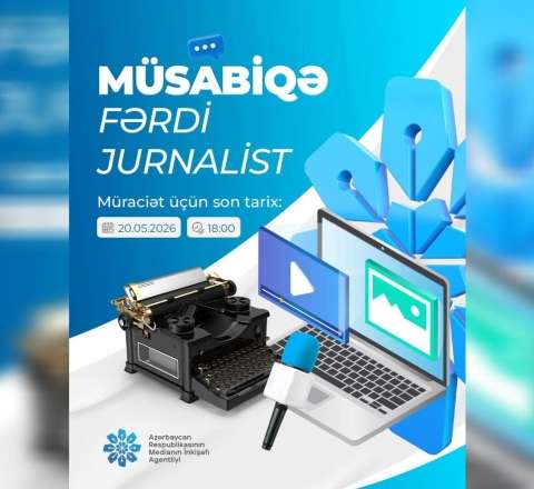 MEDİA jurnalistlər üçün müsabiqə elan etdi 