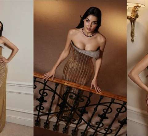 Hande Erçel "Kann"a Azərbaycan brendi ilə qatıldı -  FOTO