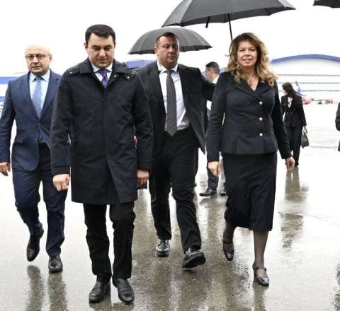 Bolqarıstan Prezidenti Azərbaycana gəldi - FOTO