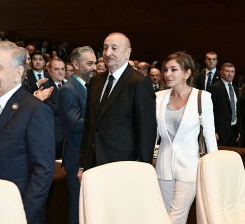 İlham Əliyevlə xanımının tədbirdən - FOTO