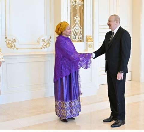 Prezident Quterreşin müavinini qəbul etdi  