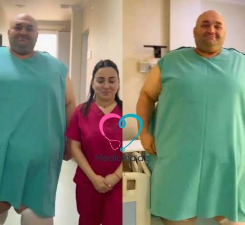 Azərbaycanda 330 kq çəkili kişi     əməliyyat olundu – Video 