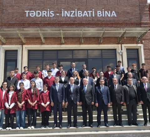 Elm və təhsil naziri İsmayıllı Dövlət Peşə Təhsil Mərkəzinin Qobustan korpusunda olub - FOTO