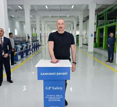 Prezident Xankəndidə bu müəssisənin açılışını etdi 