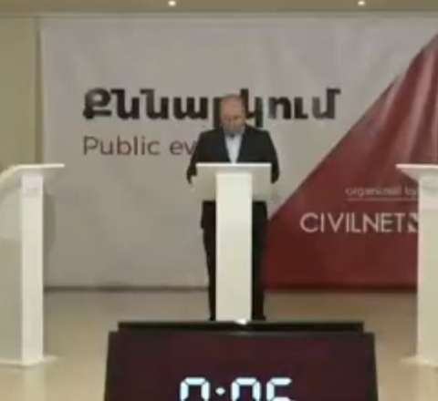Ermənistanda seçki debatında 104 dəfə “Azərbaycan” və “Əliyev” deyildi  - VİDEO