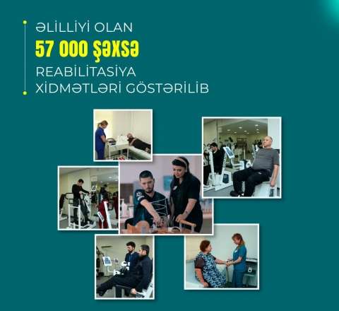 Əlilliyi olan 57 min şəxsə reabilitasiya xidmətləri göstərilib 