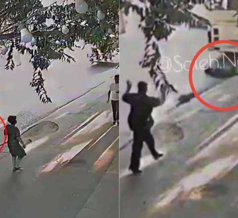 Bakıda avtobus 75 yaşlı qadının üstündən keçdi - ANBAAN VİDEO