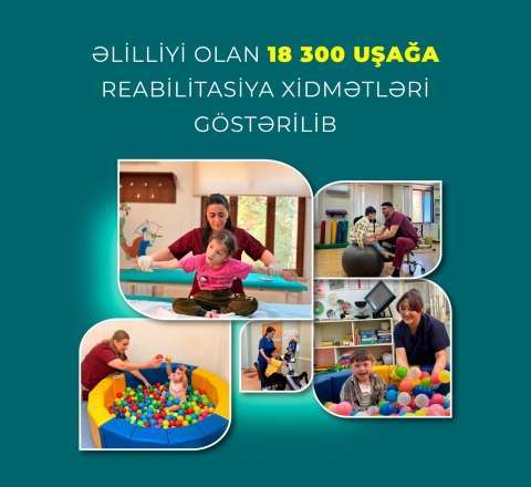Bu ilin 5 ayında 18300 uşağa reabilitasiya xidmətləri göstərildi 