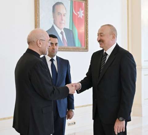 Prezident Qalibafı qəbul etdi -  FOTO
