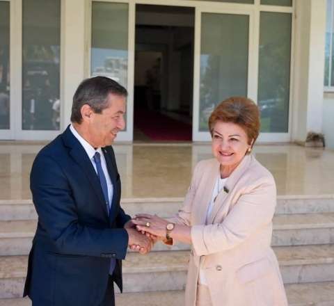 Tənzilə Rüstəmxanlı Şimali Kiprdə Tahsin Ertuğruloğlu ilə görüşdə iştirak etdi 