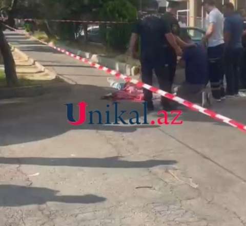Bakıda kişi keçmiş arvadını küçədə güllələyib öldürdü - VİDEO