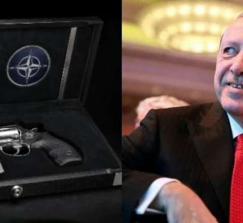 Ərdoğan NATO liderlərinə niyə tapança hədiyyə etdi?  – Diplomatik mesaj