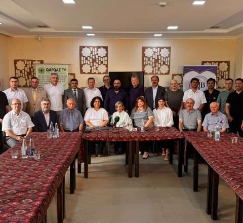Azərbaycan Jurnalistlər Birliyi Qubada media nümayəndələri ilə görüş keçirdi  - FOTO