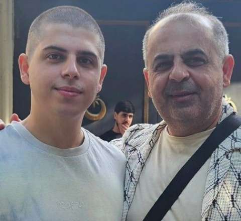 Əməkdar artist oğlunu hərbi xidmətə yola saldı - FOTO 