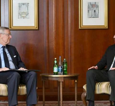İlham Əliyev Mixael Harms ilə görüşdü — FOTO 