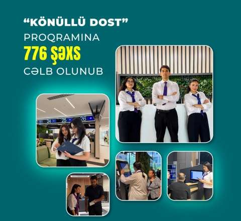 Yanvar-iyun aylarında “Könüllü DOST” proqramına 776 şəxs cəlb olunub 