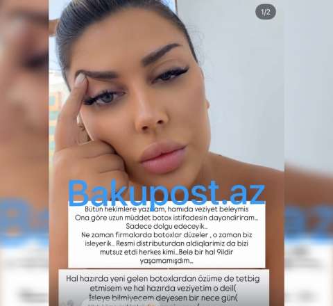 Azərbaycanda botoks vurduranlar iflic olur?  – Həkim prosedurları dayandırdığını deyir