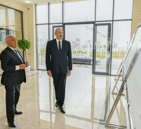 Prezident açılışda  - FOTO