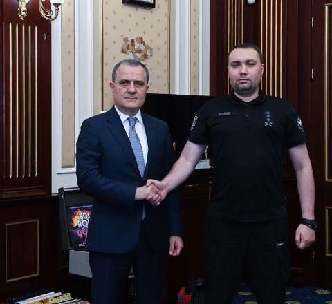 Bayramov Zelenskinin yaxın adamı ilə görüşdü -  FOTO