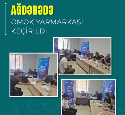 Ağdərədə əmək yarmarkası keçirildi 
