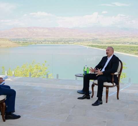 İlham Əliyev Naxçıvanda AzTV-yə müsahibə verdi -  FOTO