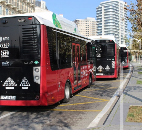 "28 May"–"Nizami" xətti bağlanır: Sabahdan 6 yeni ekspres avtobus işləyəcək 