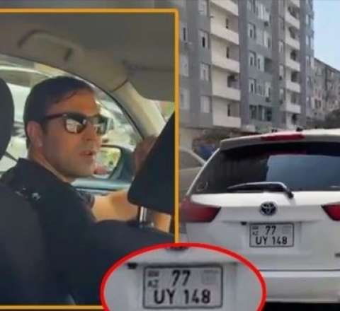 Taksi sürücüsü uşaqlı sərnişini yarı yolda düşürdü - VİDEO