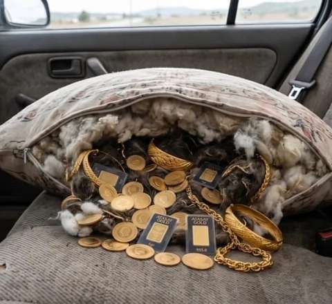 Yastığın içindən 1 kiloqram qızıl çıxdı 