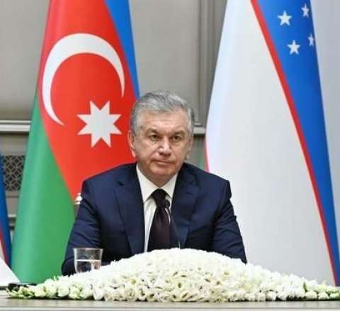 Şavkat Mirziyoyev “Heydər Əliyev” ordeni ilə  təltif edildi
