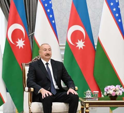 İlham Əliyev Özbəkistanın yüksək dövlət ordeni ilə  TƏLTİF EDİLDİ