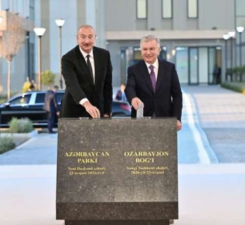 Yeni Daşkənddə “Azərbaycan” parkının təməli qoyuldu - FOTOLAR