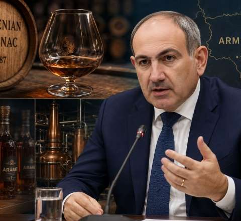 Paşinyan erməni konyakından imtina etdi -  Bizim deyil!