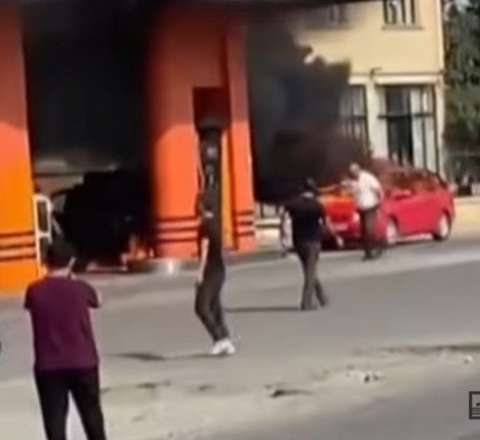 Elə riskə getdi ki, faciənin qarşısını aldı - Video 