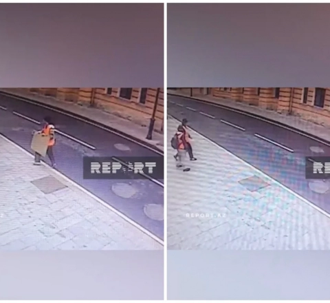 Moskvadakı səfirliyimizin önündəki təxribatın  - VİDEOsu