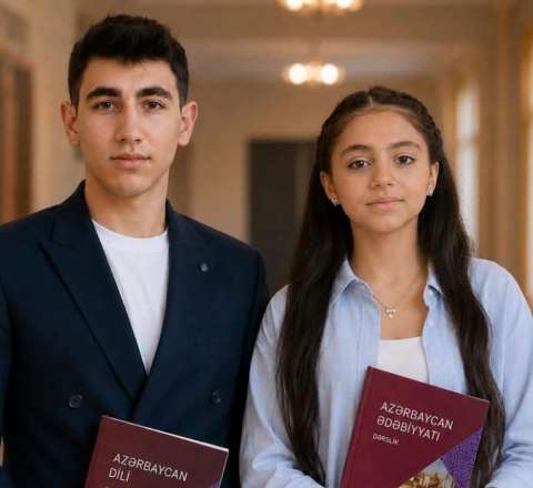 Sinif yoldaşı olan bacı-qardaş indi də qrup yoldaşı oldu  - FOTO