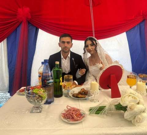 Xocalıda çadır toyu  – FOTO