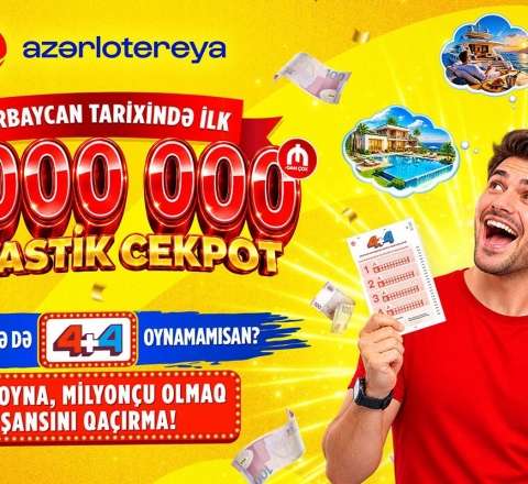 Cekpot ilk dəfə 2 milyon manatı keçdi - Tarixi rekord