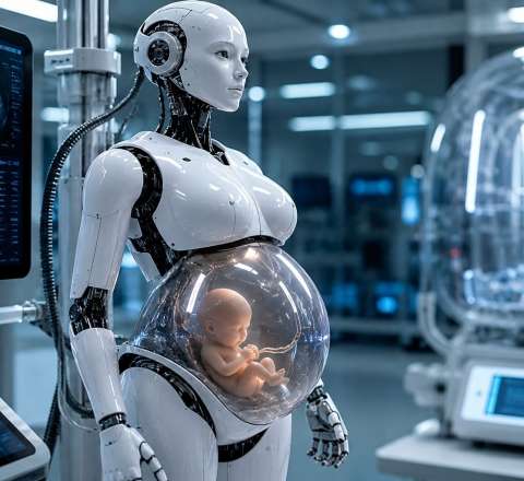 Çində “hamilə robot” hazırlanır: Gələcəkdə uşaqları robotlar daşıya bilər? 