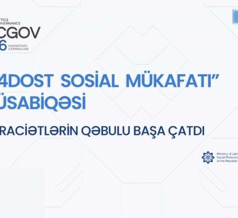 “AI4DOST Sosial Mükafatı” müsabiqəsinə müraciətlərin qəbulu başa çatıb 