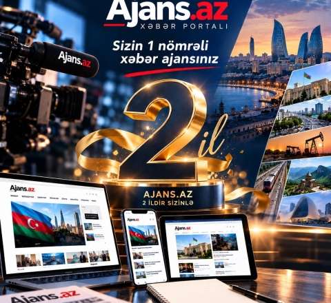 Ajans.az xəbər portalının 2 yaşı tamam olur  