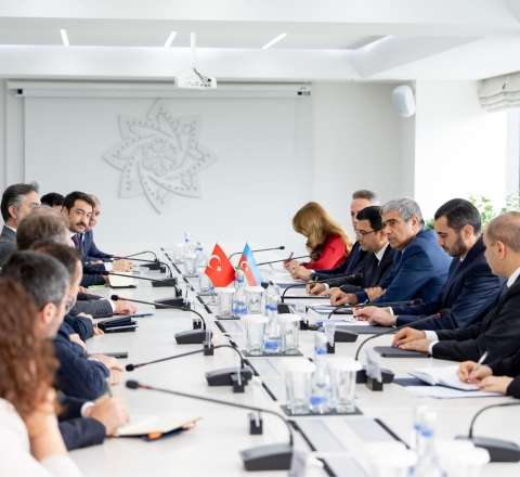 Nazirlikdə Türkiyə nümayəndə heyəti ilə görüş olub 