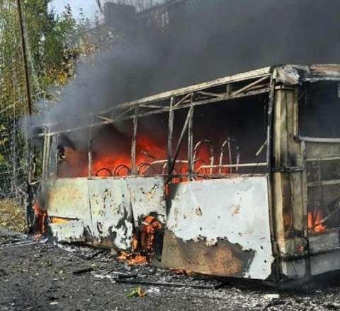 Rusiya avtobus dayanacağını vurdu: Çox sayda ölü və yaralı var 