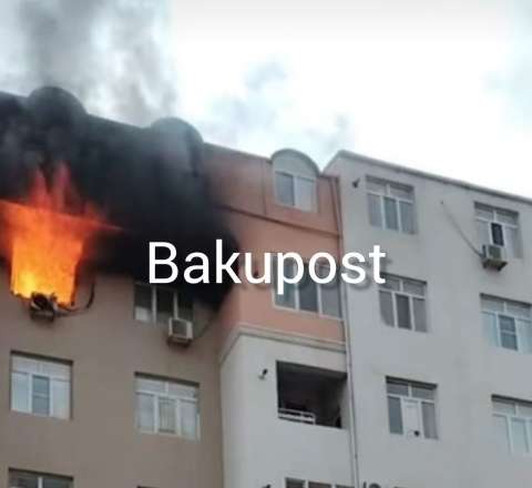 Ceyranbatanda ev yanır - VİDEO