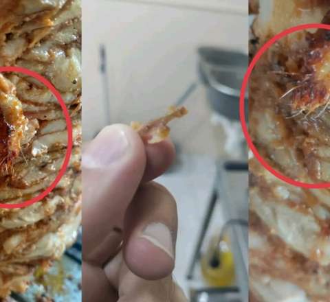 Bakıda dönər ustası 40 kiloqram əti zibilliyə atdı:  "Bunu müştəriyə rəva görmürəm" - FOTOLAR