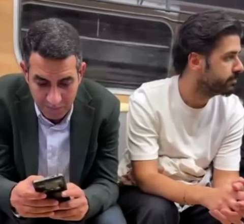 Əmrahın oğlu Bakı metrosundan paylaşım etdi - VİDEO 